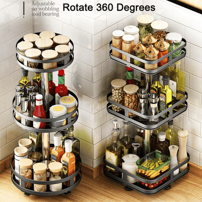 360° roterande förvaringshylla