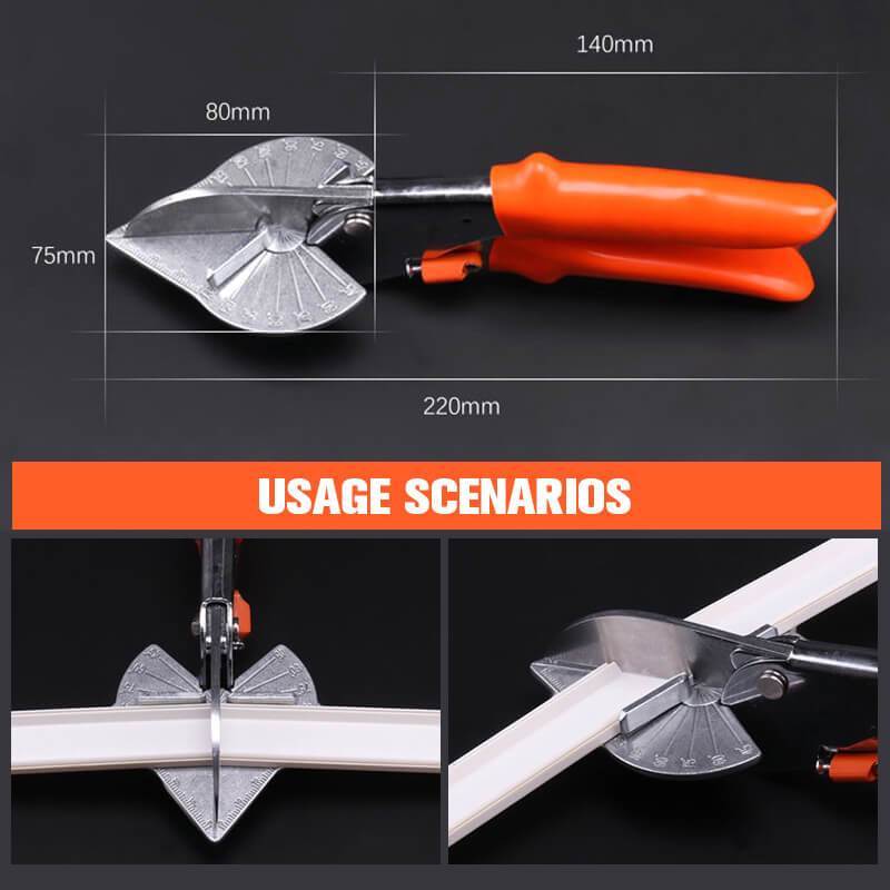 🔥Miterkniv 45°-135° vinkelsax Miter-tång med 1 reservblad