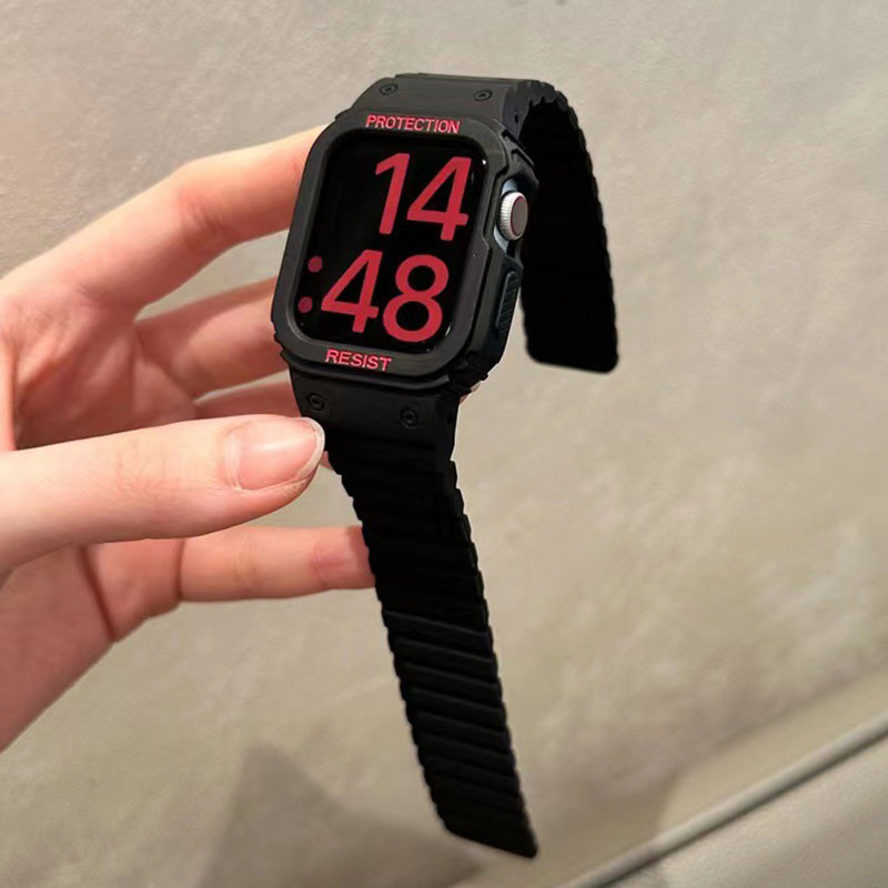 Silikonarmband med magnetisk stängning för Apple Watch