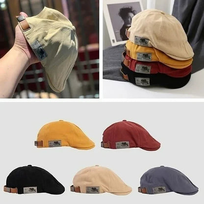 🔥Hot promotion 49% Retro Vintage Street Beret huvtröja med huva