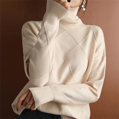 Lös Cashmere Turtleneck Sweater Cardigan