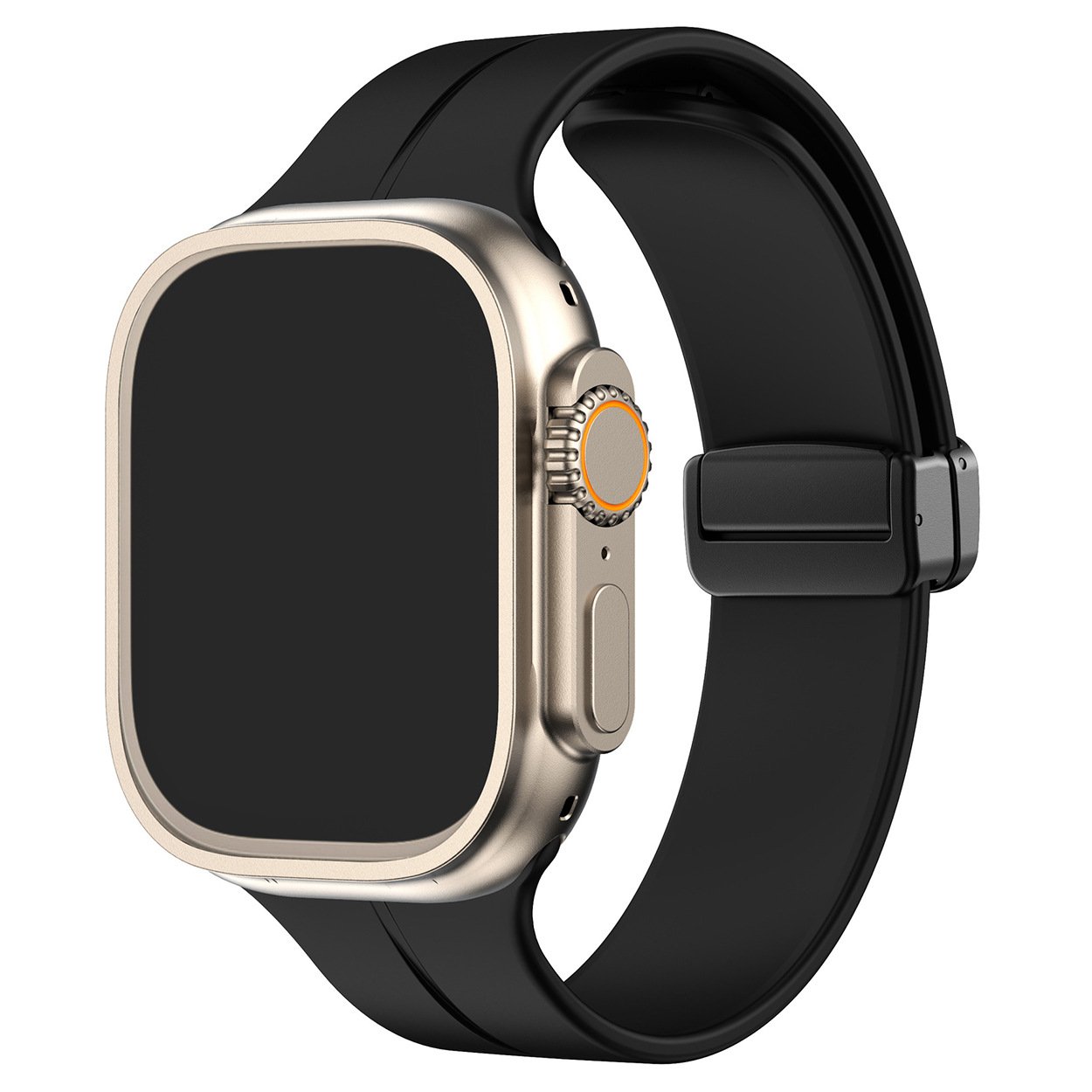 🔥Flash Sale 49% OFF - Magnetiskt vikbart armband i silikon för Apple Watch Ultra Series 9/8/7/6/SE