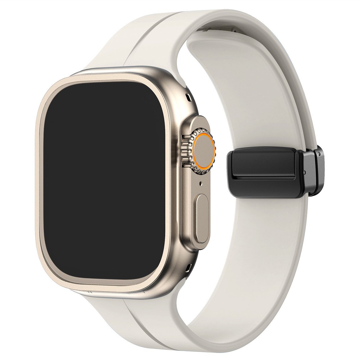 🔥Flash Sale 49% OFF - Magnetiskt vikbart armband i silikon för Apple Watch Ultra Series 9/8/7/6/SE