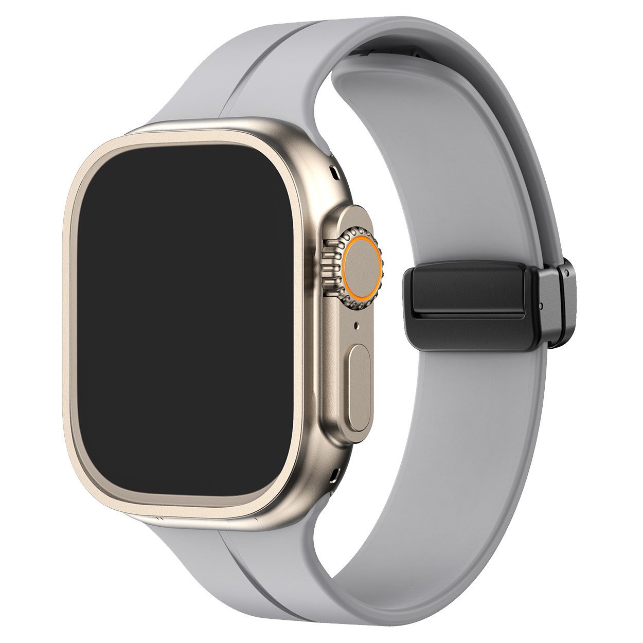 🔥Flash Sale 49% OFF - Magnetiskt vikbart armband i silikon för Apple Watch Ultra Series 9/8/7/6/SE