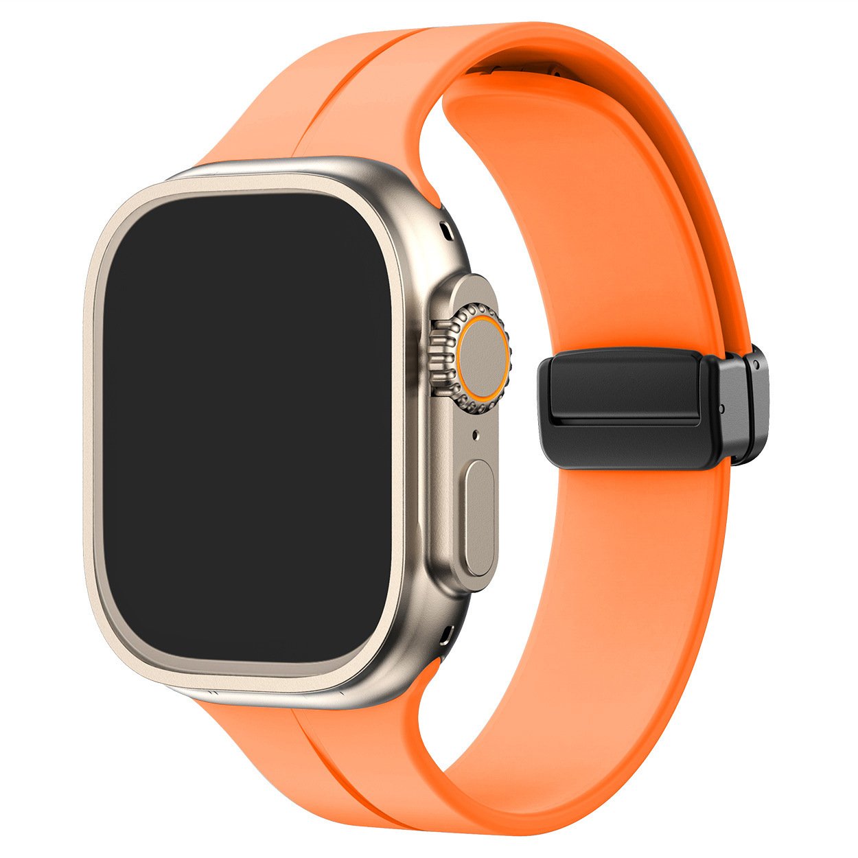 🔥Flash Sale 49% OFF - Magnetiskt vikbart armband i silikon för Apple Watch Ultra Series 9/8/7/6/SE