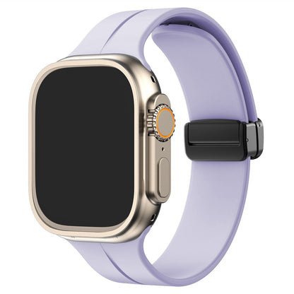 🔥Flash Sale 49% OFF - Magnetiskt vikbart armband i silikon för Apple Watch Ultra Series 9/8/7/6/SE