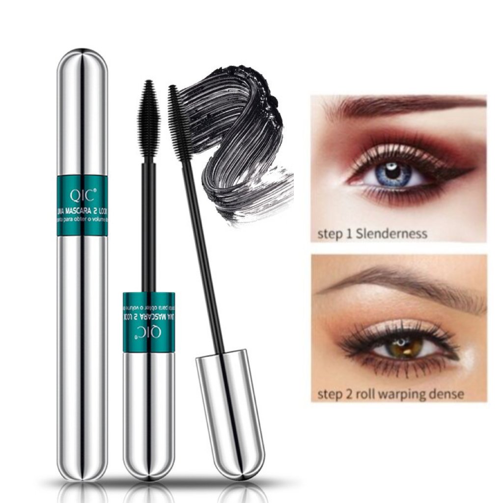 🔥Köp 1 få 1 gratis🔥2 I 1 CURL LONG LASTING MASCARA