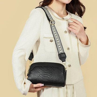 🔥 Hot Sale 49% rabatt 🔥 Första lager koskind Crossbody väska Alligator mönster kvinnor axelväska för arbete