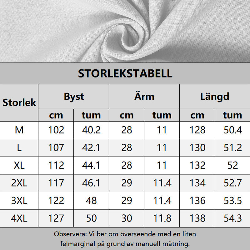 Kvinnors Vårklänning med Rund Halsringning, Halvlånga Ärmar och Slitsar